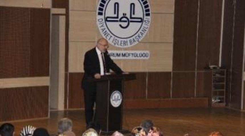 Erzurum M&uuml;ft&uuml;l&uuml;ğ&uuml;&rsquo;nce &ldquo;kur&rsquo;an K&uuml;lt&uuml;r&uuml;&rdquo; Konulu Konferans