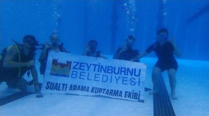 Zeytinburnulu Gen&ccedil;ler, Sualtı Arama Ve Kurtarma Eğitimi Alıyor