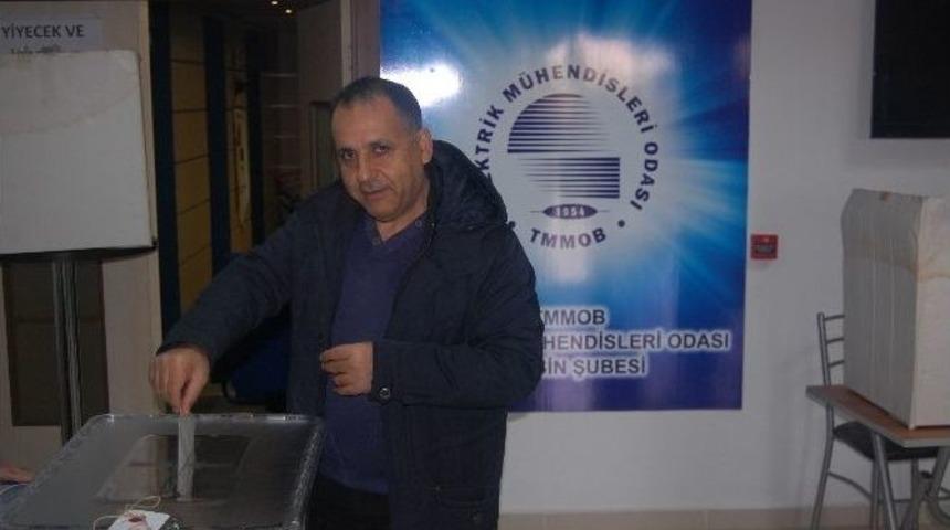 Emo Mersin Şubesi&rsquo;nde Atar Yeniden Başkan