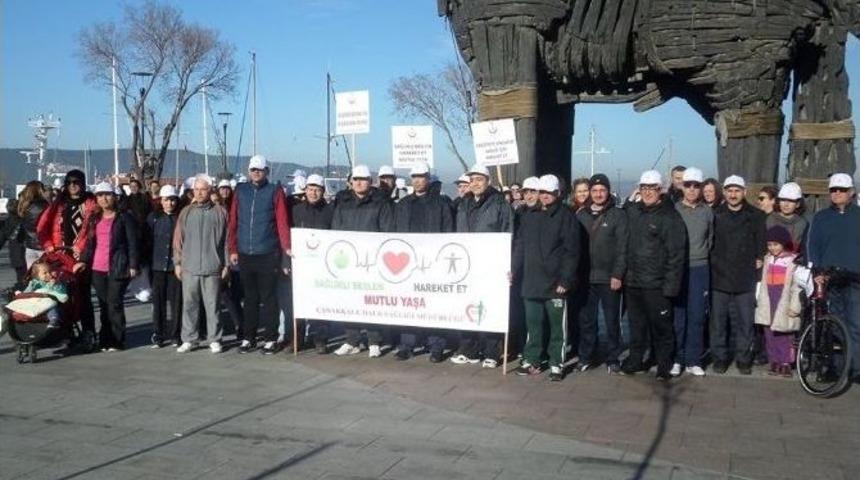 &Ccedil;anakkale&rsquo;de Sağlıklı Hayat Y&uuml;r&uuml;y&uuml;ş&uuml;