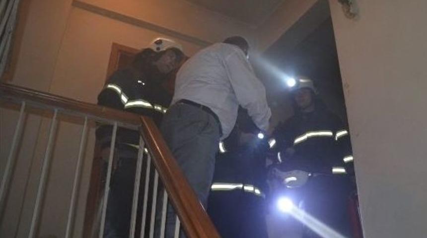 Fatsa&rsquo;da Korkutan Ev Yangını