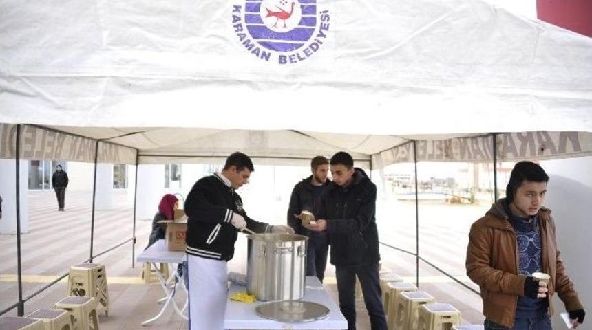 Kent Konseyi&rsquo;nden &Ouml;ğrencilere Sıcak &Ccedil;orba