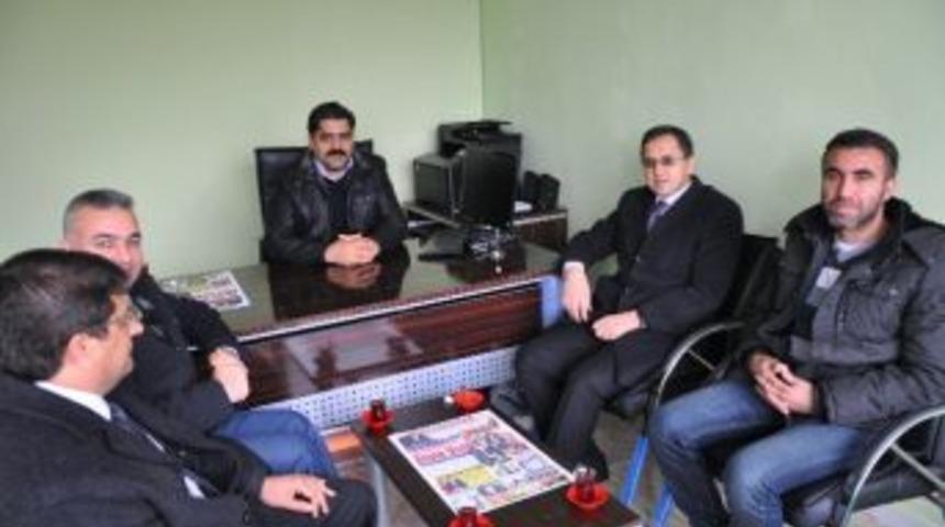 Kaymakam Sağ&rsquo;dan, Gazetecilere Ziyaret