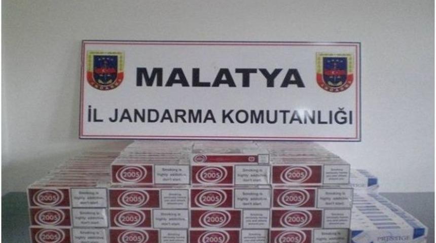 Malatya&rsquo;da Ka&ccedil;ak Sigara Ve Cep Telefonu Yakalandı