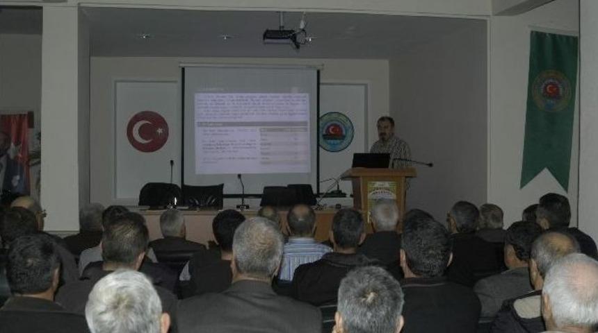 Malkara&rsquo;da &Ccedil;ift&ccedil;ilere Seminer Verildi
