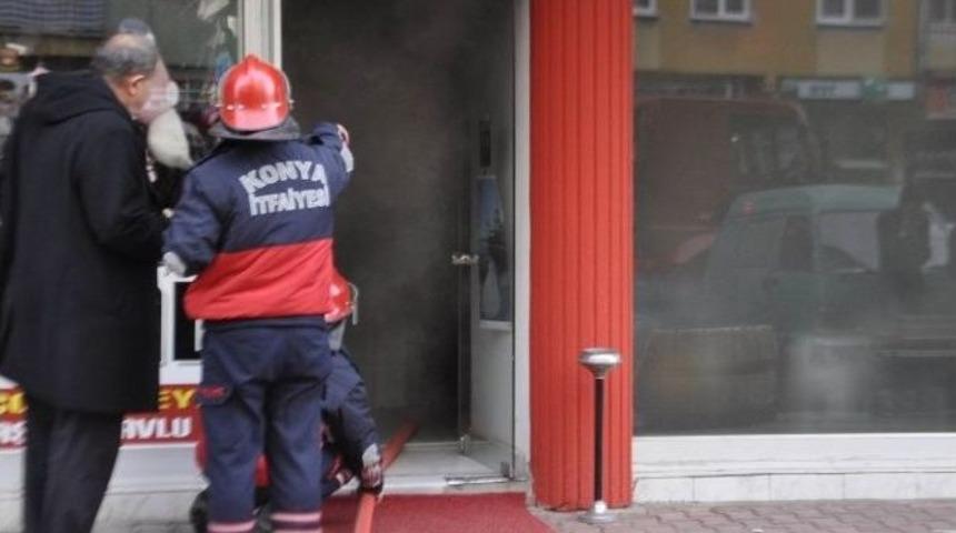 Seydişehir&rsquo;de İş Yerinde Yangın