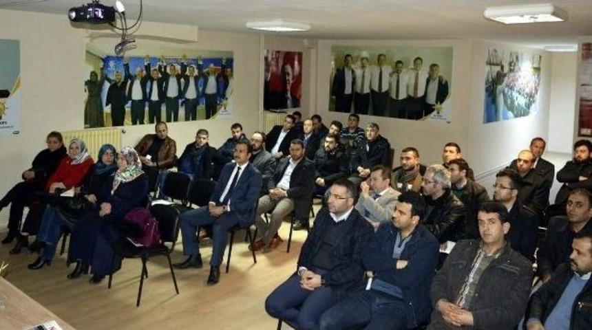 Ahiler Kalkınma Ajansı, Ak Parti İl Yöneticilerini Bilgilendirdi