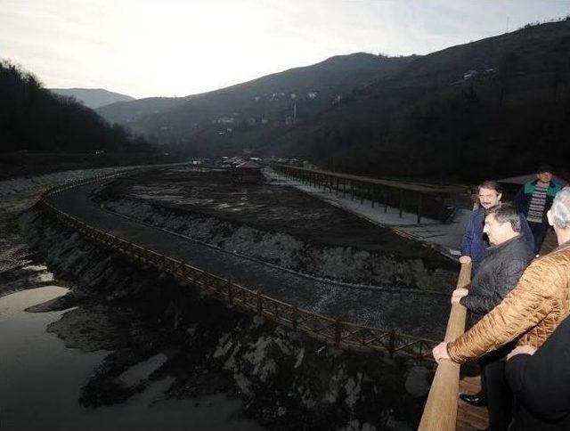 Doğu Karadeniz’in Denize En Yakın Gölü Olan Sera Gölü’nde Çalışmalar Sürüyor