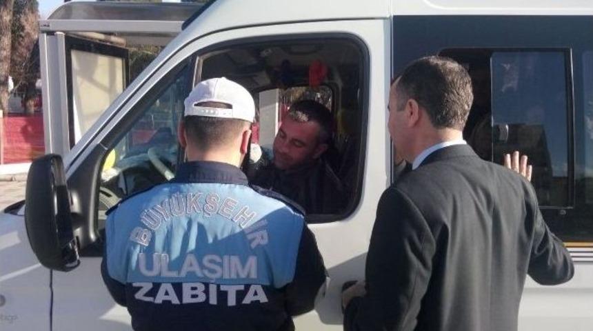 Zabıtadan Otob&uuml;s Terminali Denetimi