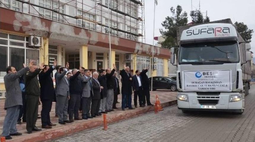 Durağan&rsquo;dan T&uuml;rkmenlere Yardım
