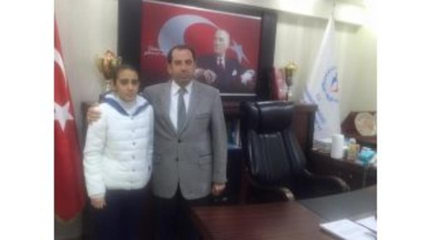 Milli Sporcu Tuba G&uuml;r&rsquo;den Mehmet Demir&rsquo;e Ziyaret