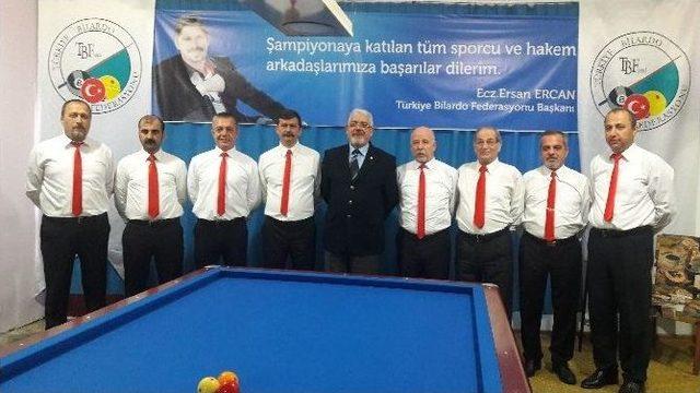 Üç Bant Bilardo Balıkesir İl Birinciliği Edremit’te Yapıldı