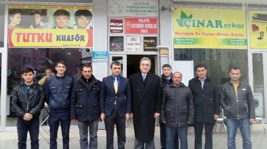 Eski Vekil Cemal Akın&rsquo;dan, Koyun Ke&ccedil;i Yetiştiricileri Birliği&rsquo;ne Ziyaret