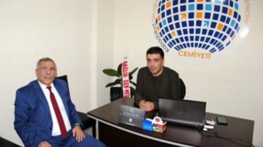 U&ccedil;hisar Belediye Başkanı Karaaslan Kapimed Cemiyetini Ziyaret Etti