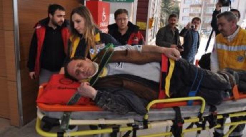 Kep&ccedil;enin Altında Kalan İş&ccedil;i Ağır Yaralandı