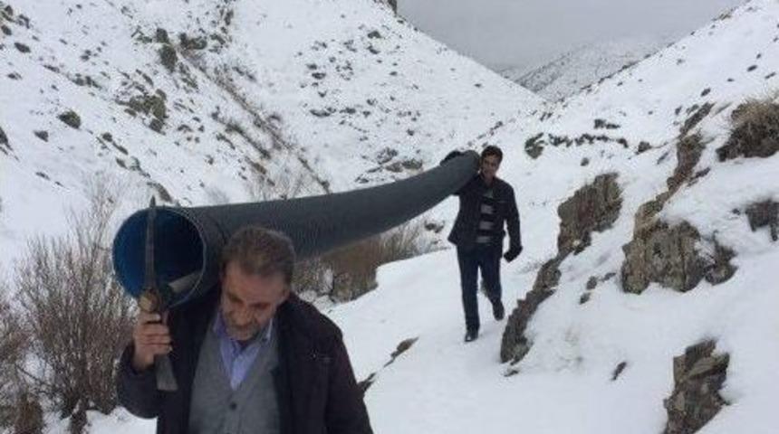 Sincik İl&ccedil;esinin Su Sorunu Giderildi