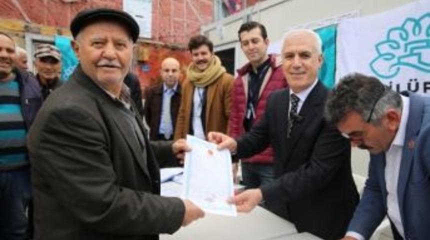 B&uuml;y&uuml;kbalıklı Sakinleri Tapularına Kavuştu