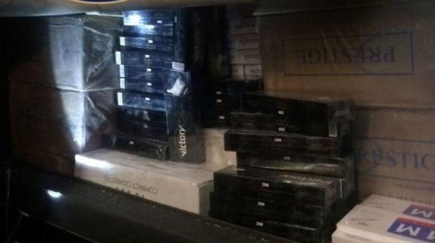 Afyonkarahisar&rsquo;da Yaklaşık 70 Bin Paket Ka&ccedil;ak Sigara Ele Ge&ccedil;irildi