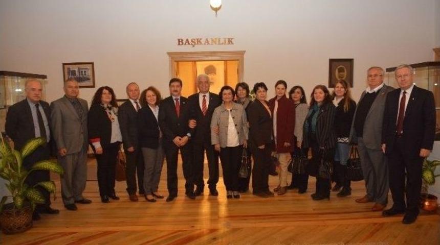 Chp Ortaca Ve Köyceğiz İlçe Başkanlarından Başkan Gürün’e Ziyaret