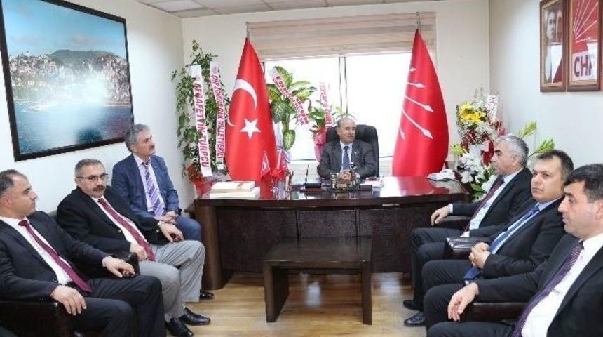 Gmis Y&ouml;netim Kurulundan Chp İl Ve İl&ccedil;e Başkanlıklarına Ziyaret