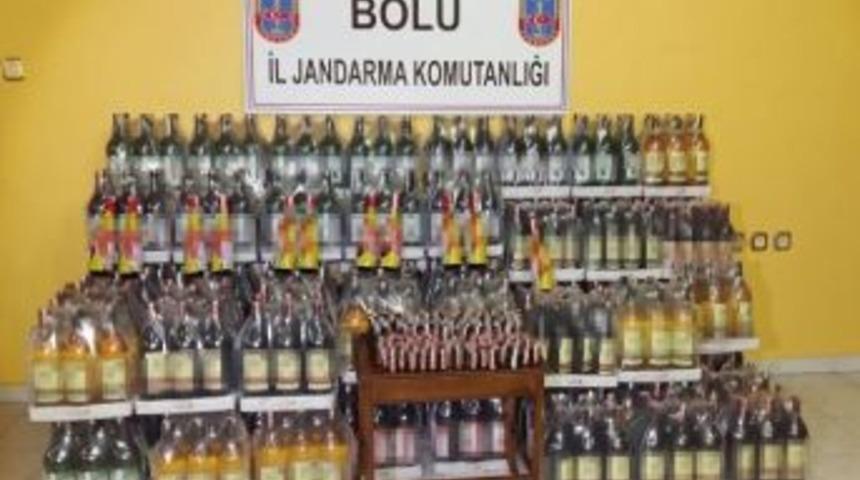 Jandarma&rsquo;dan Ka&ccedil;ak Şarap Operasyonu