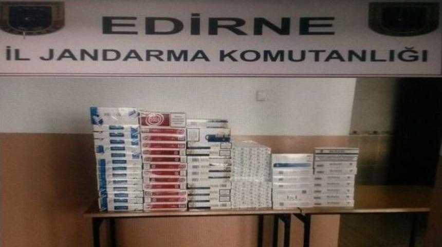 Edirne&rsquo;de 5 Bin 270 Paket Ka&ccedil;ak Sigara Ele Ge&ccedil;irildi