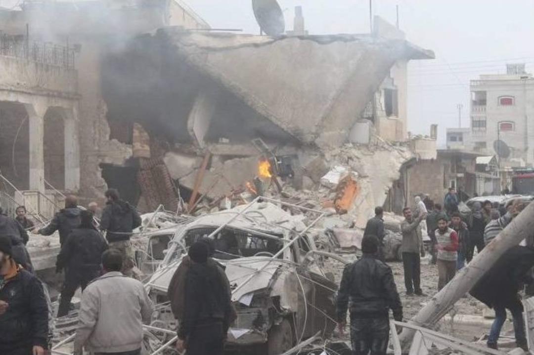 Rusya U&ccedil;akları Sarmada Ve Maarat Numan&rsquo;ı Vurdu: 65 &Ouml;l&uuml;, 140&rsquo;a Yakın Yaralı