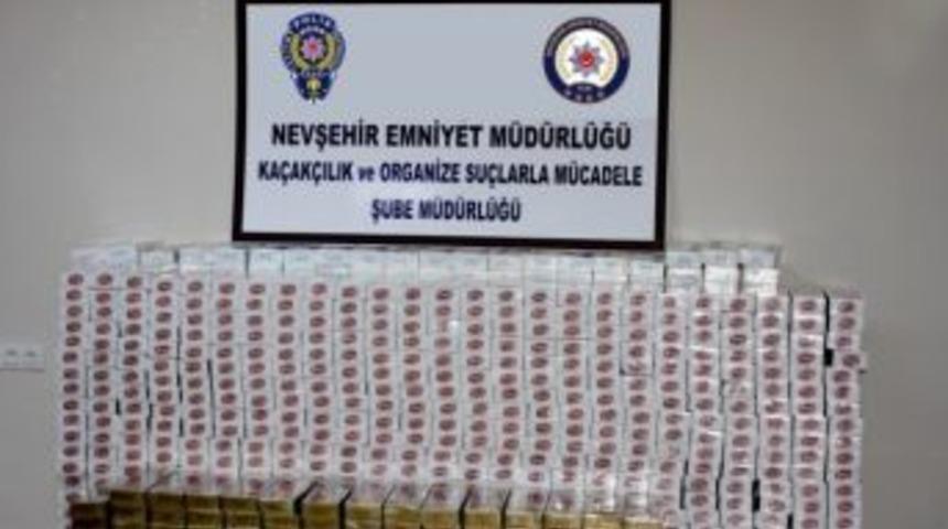 Nevşehir&rsquo;de 11 Bin 820 Paket Ka&ccedil;ak Sigara Ele Ge&ccedil;irildi