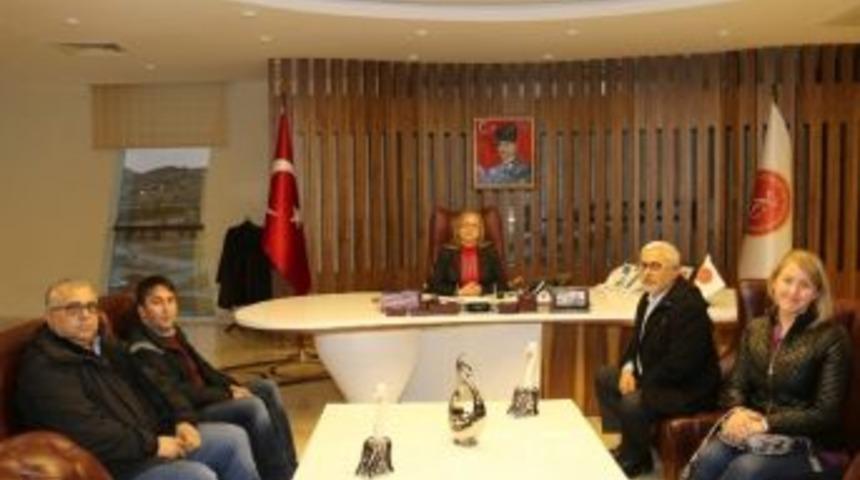 Nevşehir Rehberler Odasından Rekt&ouml;r Kılı&ccedil;&rsquo;a Ziyaret