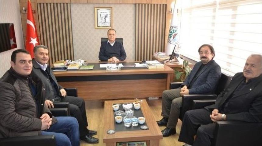 Chp’den Başkan Üçok’a Teşekkür Ziyareti