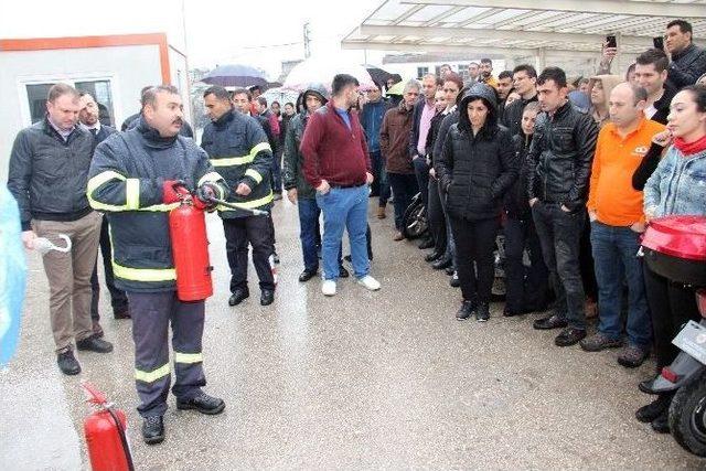 Alışveriş Merkezi’nde Yangın Tatbikatı