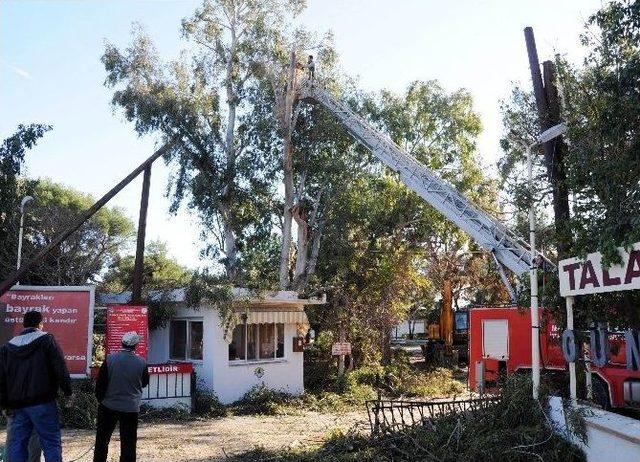 Mersin’deki Hortum Paniği Kamerada