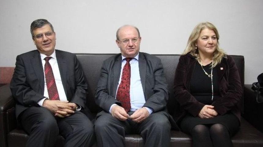 Chp Adana İl Y&ouml;netiminden &Ccedil;gc&rsquo;ye Ziyaret