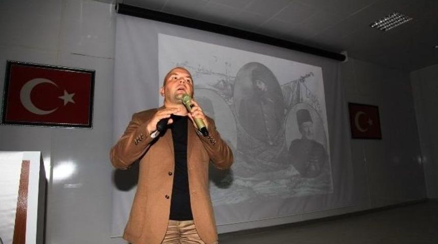 Tarih&ccedil;i-yazar Uğurluel, Konferans Verdi