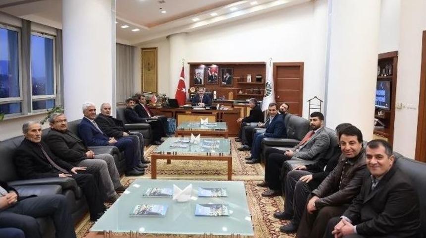 Malatya Tarım Ve Hayvancılık Platformu, Başkan &Ccedil;akır&rsquo;ı Ziyaret Etti