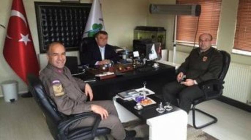 Garnizon Komutanı &Ouml;zen&rsquo;den Başkan Aydoğan&rsquo;a Ziyaret