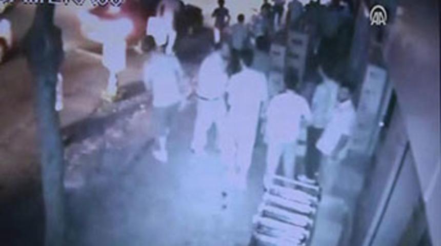 İşte Gaziantep'teki patlama anı!