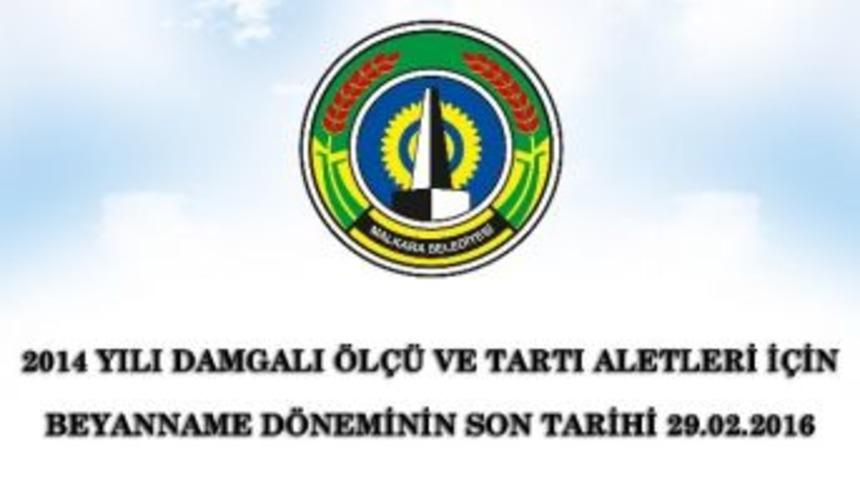 Malkara Belediyesi&rsquo;nden 2014 Yılı Damgalı &Ouml;l&ccedil;&uuml; Ve Tartı Aletleri İ&ccedil;in A&ccedil;ıklama