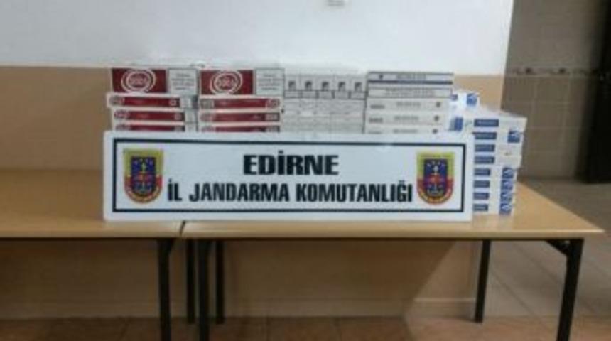 Edirne&rsquo;de 5 Bin 470 Paket Ka&ccedil;ak Sigara Ele Ge&ccedil;irildi