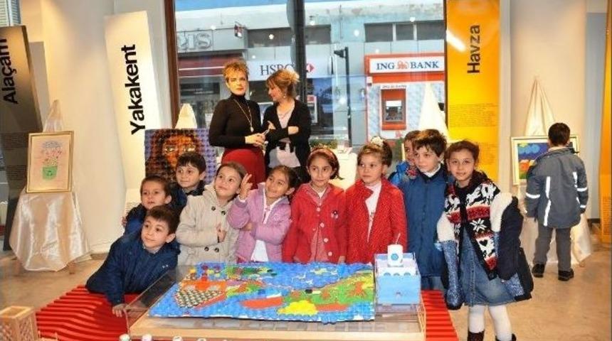 Minik &Ouml;ğrencilerden &Ccedil;evre Dostu Sergi