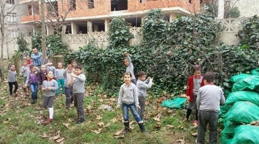 Fatsa&rsquo;da &Ouml;ğrencilerden Kuşlara Yem