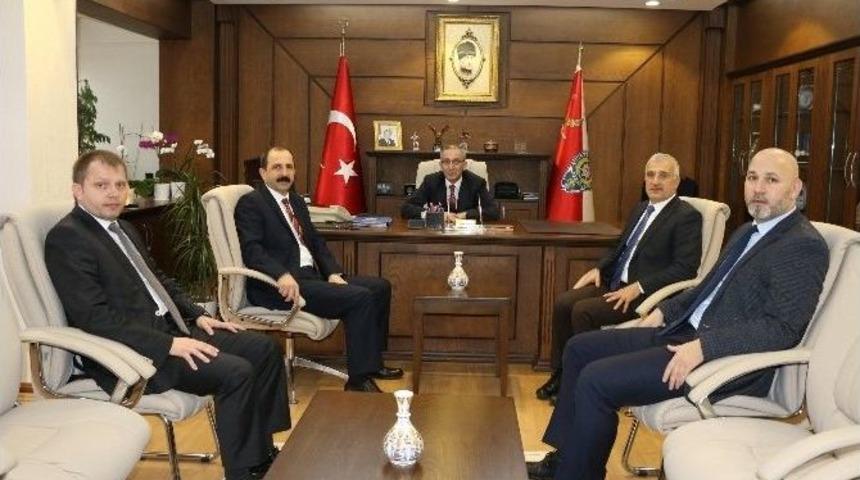 Ak Parti İl Başkanı G&ouml;ksel&rsquo;in Kurum Ziyaretleri