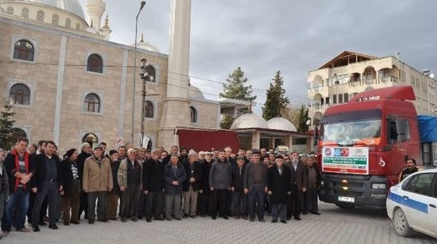 -diyanet-sen&rsquo;den Bayırbucak T&uuml;rkmenlerine 1 Tır Patates