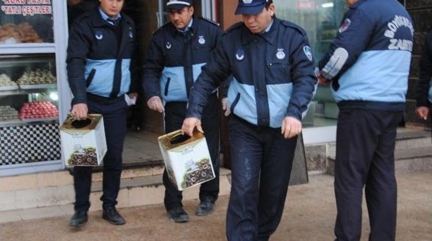 Zabıtadan Unlu Mam&uuml;l &Uuml;reten Firmalara Kapsamlı Denetim