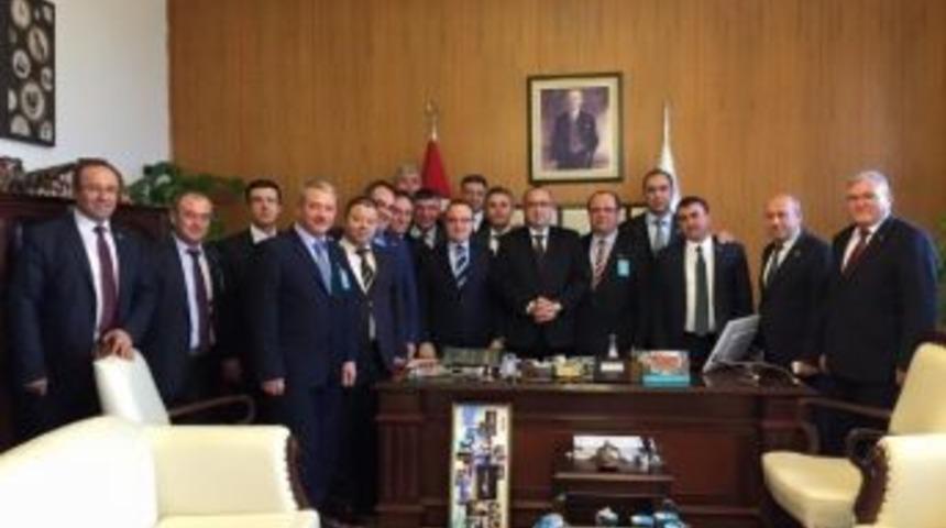 Ziraat Odası Başkanları Meclis&rsquo;te Turan&rsquo;ı Ziyaret Etti
