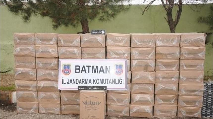Batman&rsquo;da 101 Bin Paket Ka&ccedil;ak Sigara Ele Ge&ccedil;irildi