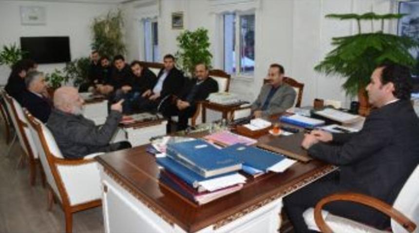 İlim Yayma Cemiyeti&rsquo;nden Kaymakam Erkan&rsquo;a Ziyaret