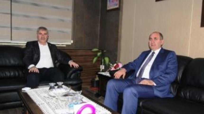 İl Milli Eğitim M&uuml;d&uuml;r&uuml;nden Başkan Memiş&rsquo;e Ziyaret