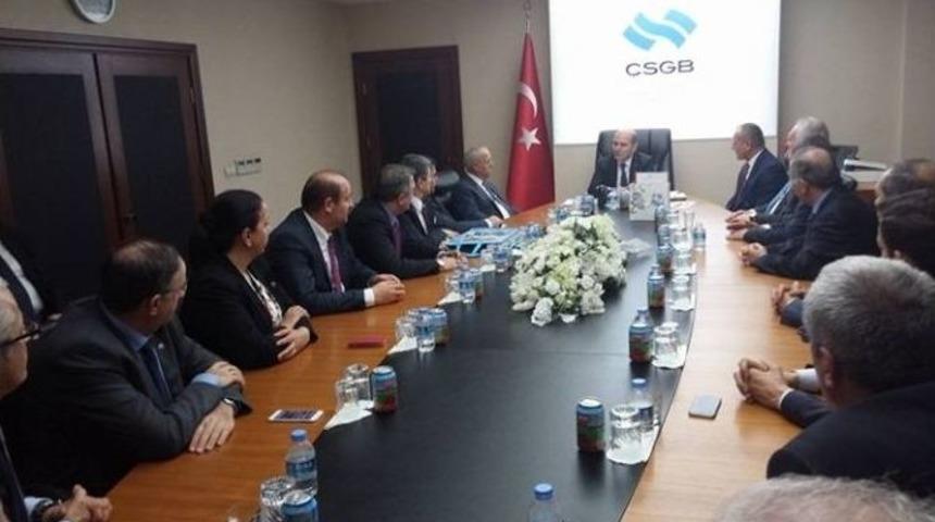 Başkan G&uuml;neş&rsquo;ten Bakan Soylu&rsquo;ya Ziyaret