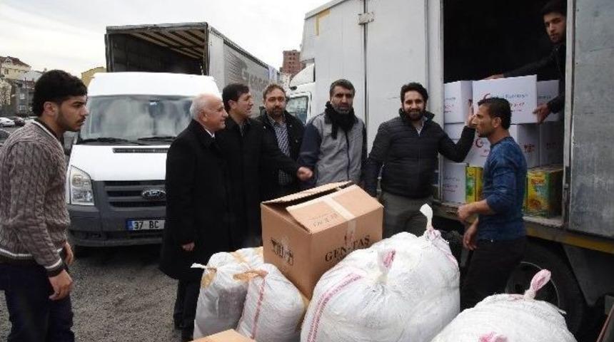 Adıyamanlılar Vakfı, Adıyaman&rsquo;da Ki Suriyelilere 2 Tır Dolusu Yardım G&ouml;nderdi